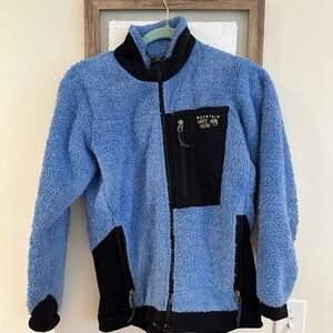 Mountain Hardwear Blue and Black Fleece Jacket